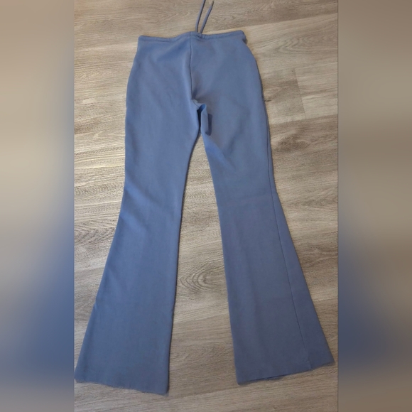 Zara Stylish Blue Flare Pants - Picture 4 of 6